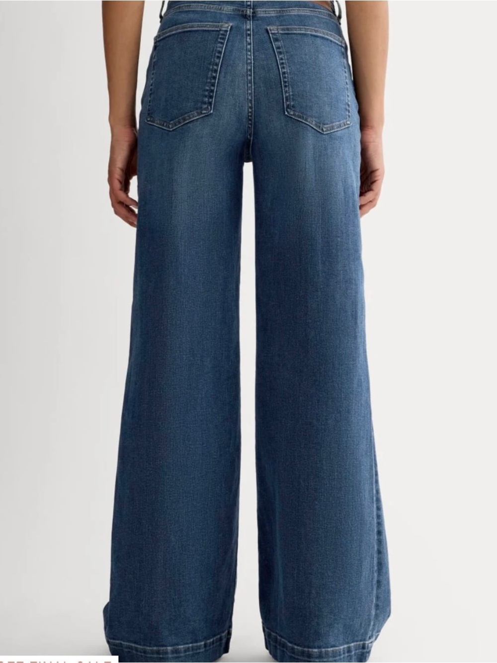 Everlane high key jean wide-leg high rise stretch women’s 30r indigo y2k retro - Picture 2 of 13